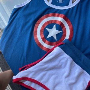 Captain America pajama set